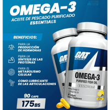 Cargar imagen en el visor de la galería, Gat Sport Omega 3- 90 caps
