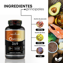 Cargar imagen en el visor de la galería, Natural Health Omega 369 180 Caps (Copy)