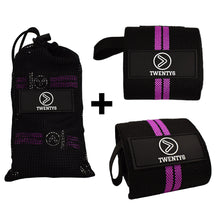 Cargar imagen en el visor de la galería, Muñequera Uso rudo Unisex duo color variedad de colores