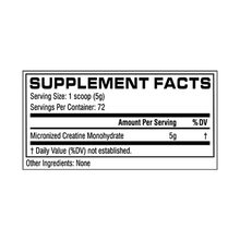 Cargar imagen en el visor de la galería, Cellucor Performance Creatine monohidrate 360 gr