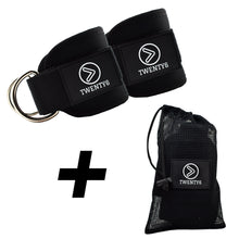 Cargar imagen en el visor de la galería, Par de Grilletes Para Entrenamiento Twenty6 Negro y rosa uso rudo