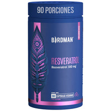 Cargar imagen en el visor de la galería, Birdman Resveratrol 300 mg- 90 Cápsulas
