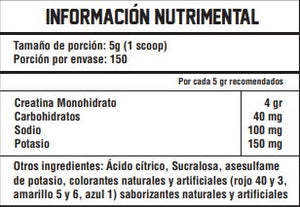 Creatina Monohidratada bote 1 kg