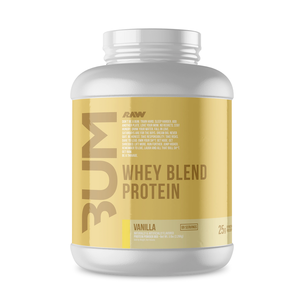 Raw Cbum Protein Whey Blend 5 lb