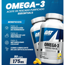 Cargar imagen en el visor de la galería, Gat Sport Omega 3- 90 caps
