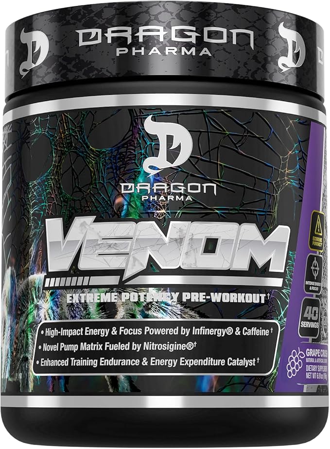 Dragon Pharma Venom Pre- Workout 40 Servicios