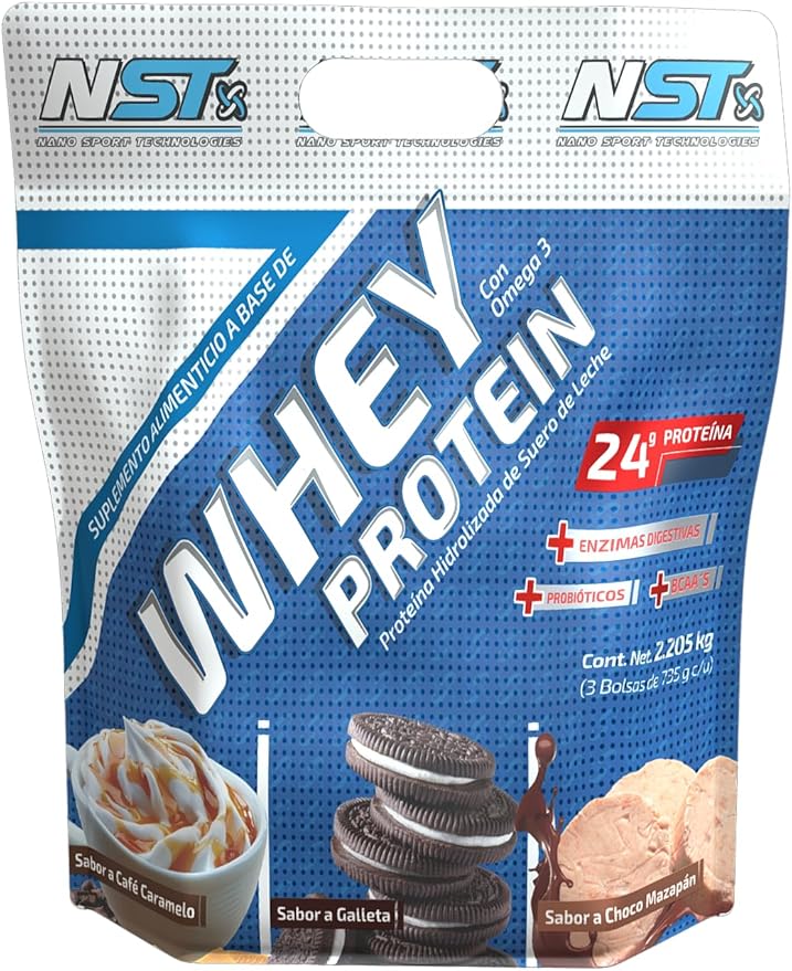 NST Whey Protein Bag Tri Sabor 2.2 Kg