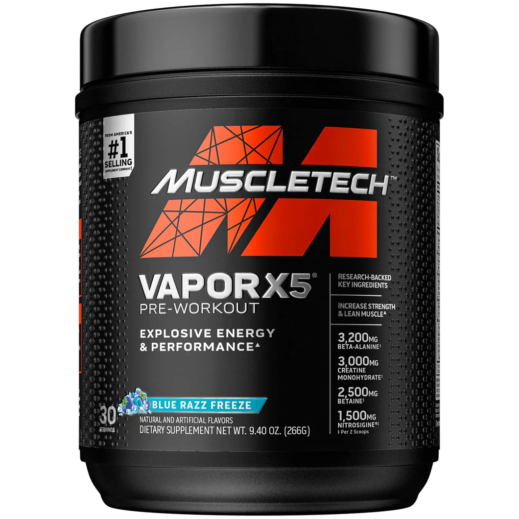 Muscletech Vapor X5 Pre-Workout 30 PORCIONES