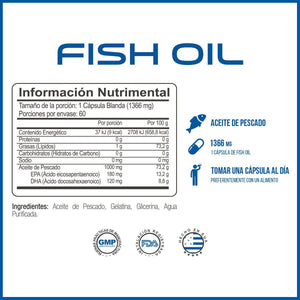 Forzagen Fish Oil Omega 3 60 caps