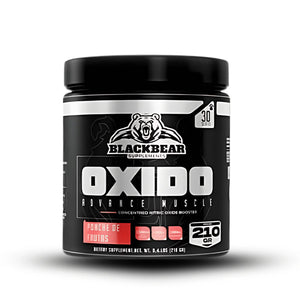 COMBO BLACK BEAR, Proteina 1kg + Creatina 1kg + Oxido 30 serv