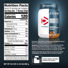 Cargar imagen en el visor de la galería, Dymatize Iso 100 Whey Portein Isolate 1.3 lbs
