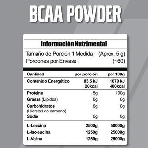 Meta BCAA Powder 300 G