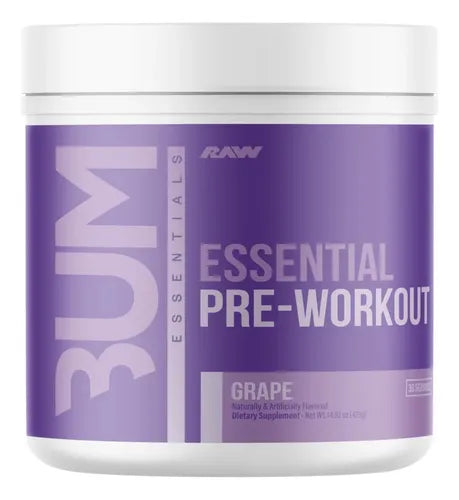 Raw Cbum Essential Pre workout Pre- Entreno 30 servicios