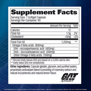 Gat Sport Omega 3- 90 caps