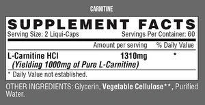 Nutrex L-Carnitina 120 Pastillas