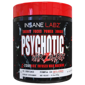 Psychotic War Zombie Pre-Workout 30 Servicios