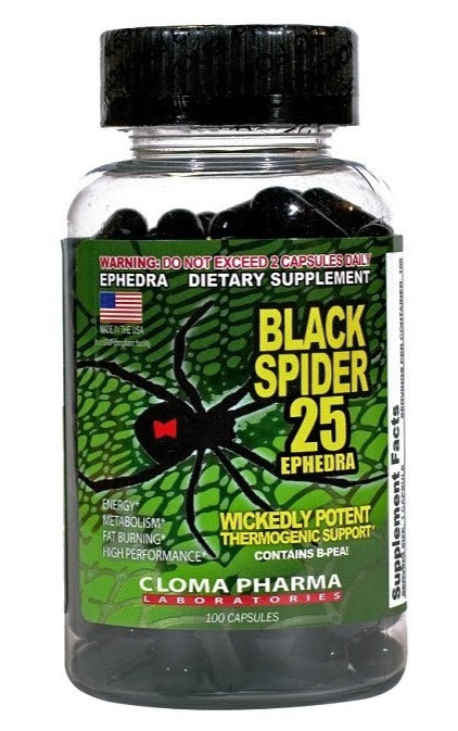 Black Spider 25 de 100 Capsulas