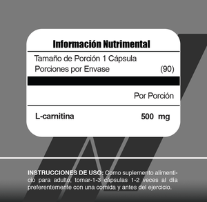 Carnitine+ 90 Capsulas