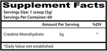 Cargar imagen en el visor de la galería, Creatina Monohidratada 300gr Asylum Cabinet
