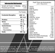 Cargar imagen en el visor de la galería, Meta Mass Gainer 12 Lbs
